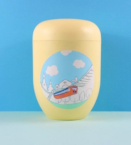 foto wuppertal urne schwebebahn